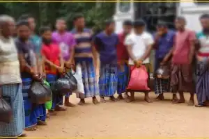 விளக்கமறியறில் வைக்கப்பட்ட 12 ரோஹிங்கியா ஏதிலிகளும் நேற்று விடுவிக்கப்பட்ட நிலையில் முல்லைத்தீவு...