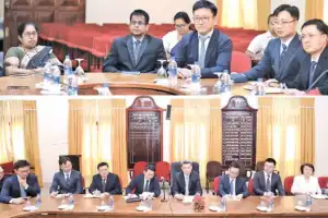 மத்திய மாகாண ஆளுநருக்கும், சீன மக்கள் குடியரசின் தூதுக் குழுவினருக்குமிடையே சந்திப்பு